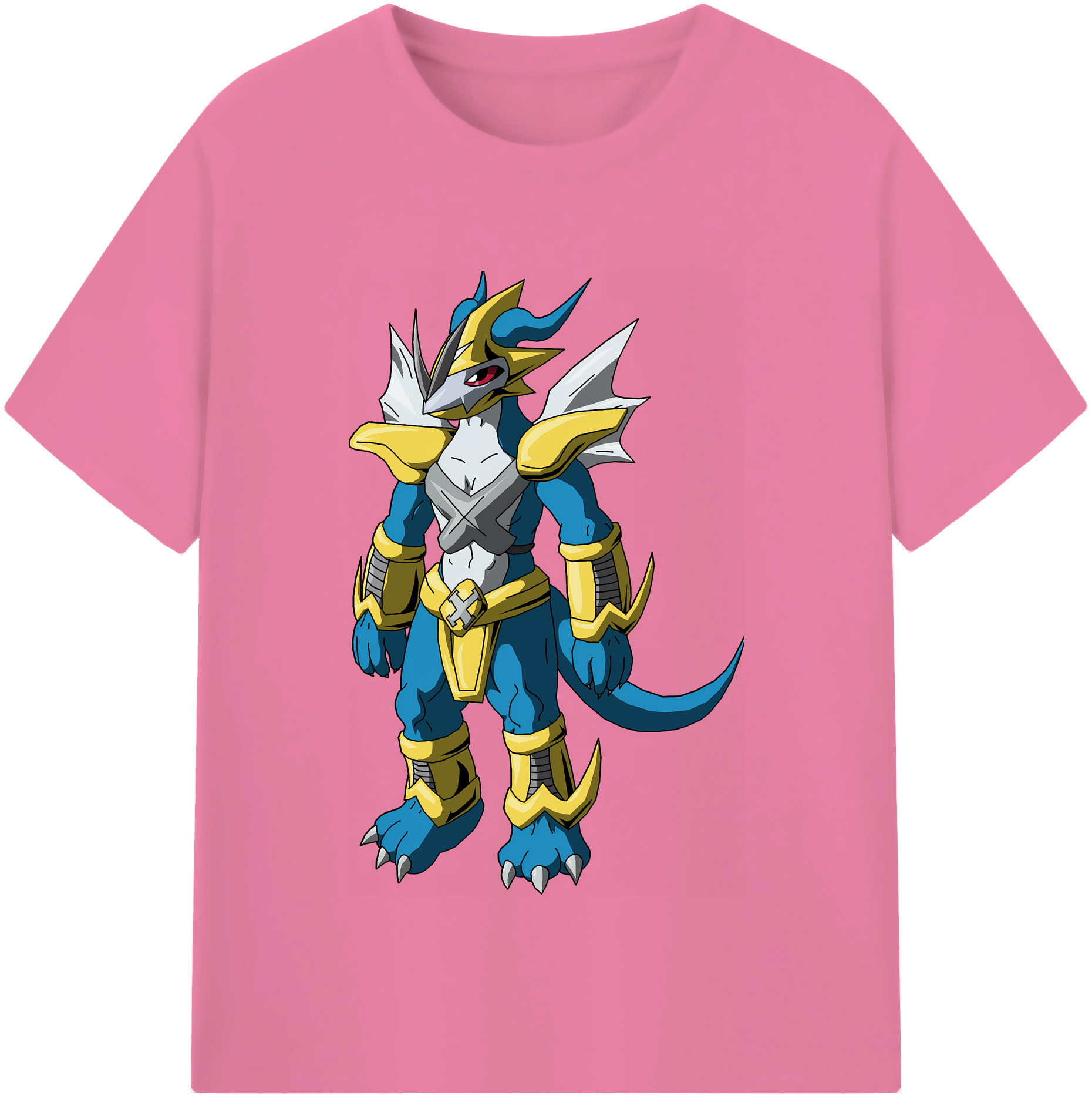 （画像用） Digimon デジタルモンスター/デジモン 綿100％半袖Tシャツ（フロントプリント）